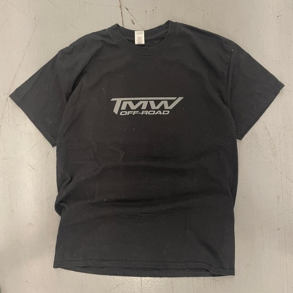 TMV off roading center hit tee with‎ sick American Flag on back
